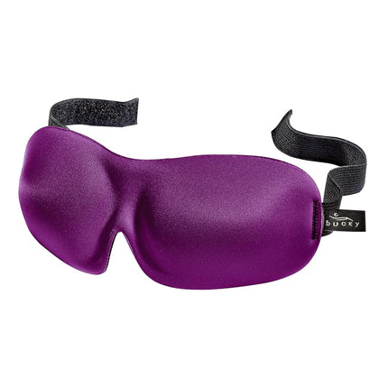 Bucky 40 Blinks No Pressure Solid Eye Mask for Sleep & Travel, Plum, One Size, Plum, 1 Count (Pack of 1), 40 Blinks No Pressure Eye Mask for Travel & Sleep