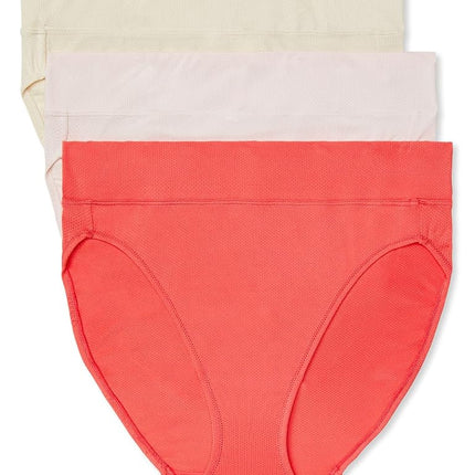 Warner's Women's Allover Breathable Hi-Cut Panty U