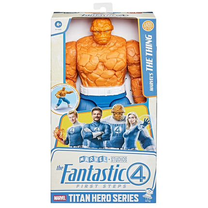 Marvel Studios Titan Hero Series The Fantastic Four: First Steps Marvel’s The Thing Action Figure, Orange