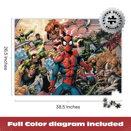Buffalo Games - Silver Select - Marvel - Sinister War - 2000 Piece Jigsaw Puzzle for Adults -Challenging Puzzle Perfect for Game Nights - Finished Size is 38.50 x 26.50