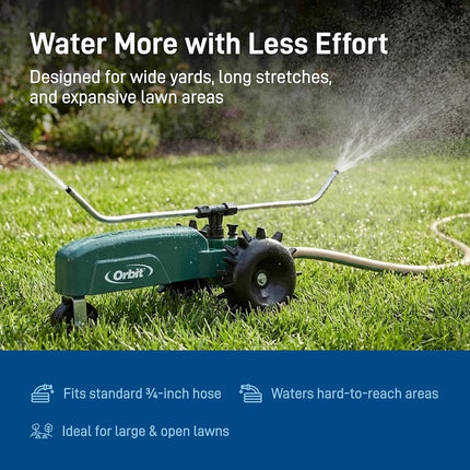 Orbit 58322 Traveling Sprinkler ,Green