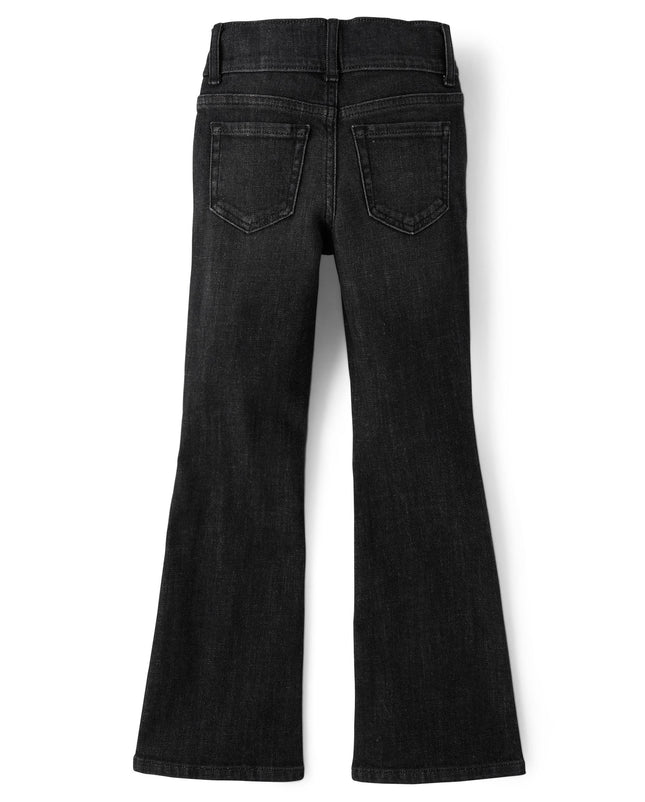 The Children's Place Jean en jean coupe large pour fille, Délavage noir, 16