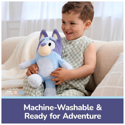 GUND Bluey Sustainably Soft Plush, Made with Recycled Materials, Stuffed Animals for Kids & Toddlers, Blue, 13�