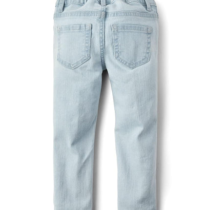The Children's Place Jeans Skinny Basiques pour Bébé Filles et Fillettes, Lot de 3, Délavé Bleu/Indigo Foncé/Délavé Ciel, 18-24 MOIS