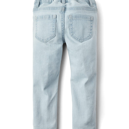 The Children's Place Baby Girls And Toddler Girls Basic Skinny Jeans,Blues Wash/Dk Indigo/Sky Wash 3 Pack,2T