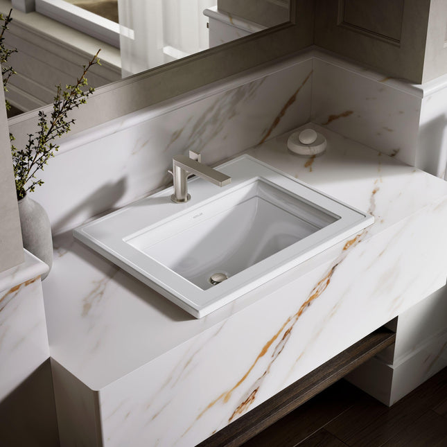 Kohler K-2298-0 Compass Self-Rimming Undercounter Lavatory (White)