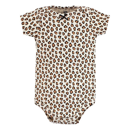 Combinaisons en coton pour bébé Hudson Baby, imprimés rose cannelle, prématuré