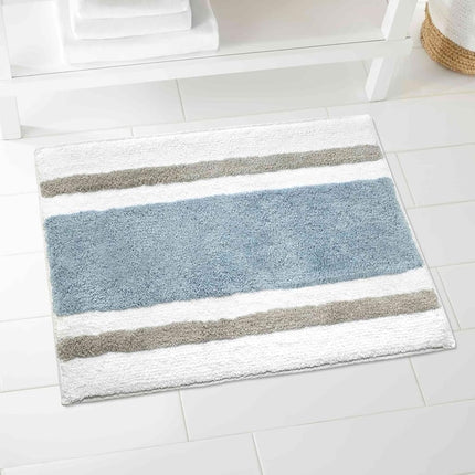 Izod Bathroom Accessories Clubhouse Collection, Bath Rug (20" x 32"), Blue
