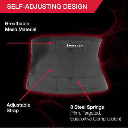 Mueller Mueller sports medicine adjustable back brace s/m