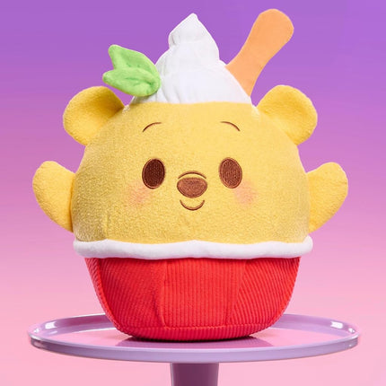Peluche Winnie l'Ourson Disney Munchlings Squeeze-A-Munch Grande glace pilée menthe parfum citron, jouets pour enfants dès 0 ans par Just Play