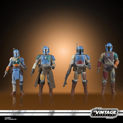 Star Wars The Vintage Collection Mandalorian Shriek-Hawk, The Mandalorian 3.75 Inch Collectible 4-Pack (Amazon Exclusive)