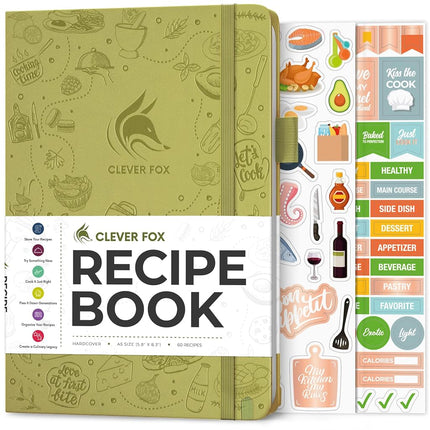 Clever Fox Recipe Book to Write in Your Own Meals 