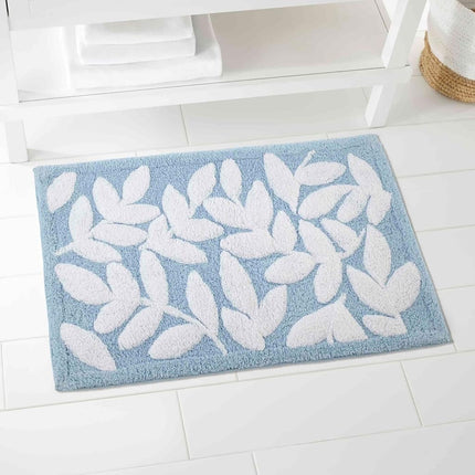 IZOD - Bath Rug, Non-Skid Backing for Slip-Resistance, Ideal for Bathroom or Entryway (Kingsley Collection, 20" x 32")