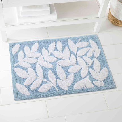 IZOD - Bath Rug, Non-Skid Backing for Slip-Resistance, Ideal for Bathroom or Entryway (Kingsley Collection, 20" x 32")