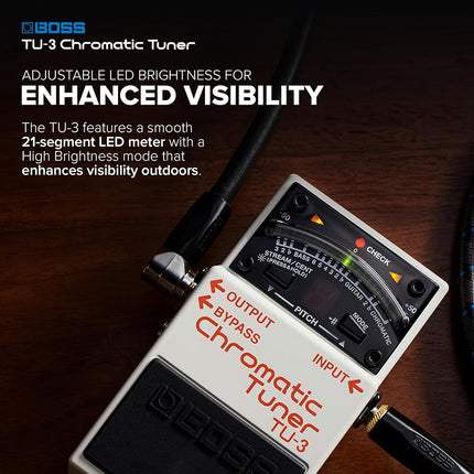 BOSS TU-3 Chromatic Stompbox Tuner pedal