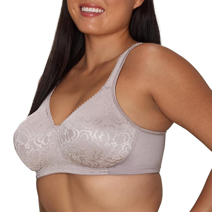Playtex Women's 18-Hour Ultimate Lift Wireless Full-Coverage Bra, Single Or 2-Pack, Opaque, Warm Steel, 40B