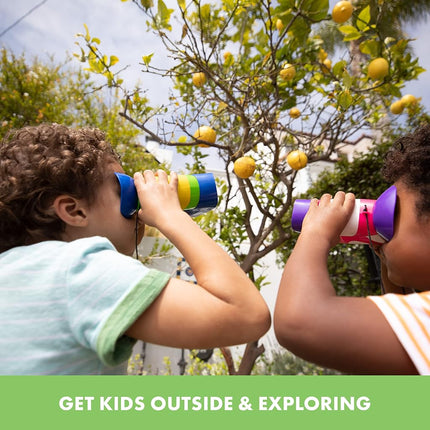 Learning Resources GeoSafari Jr. Kidnoculars, Ages 3+, Binoculars for Toddlers & Kids, Focus-Free Outdoor Toy for Nature Exploration & Role Play. Gifts for Kids