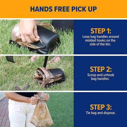 Arm & Hammer Swivel Bin Waste Bags, Penny, 20-Pack