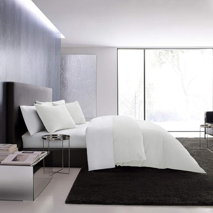 Vera Wang - Queen Duvet Cover Set, Luxury Cotton B