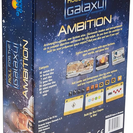 Rio Grande Games Roll for The Galaxy Ambition Expansion
