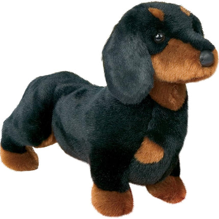 Stuffed Spats Black and Tan Dachshund Dog 14"