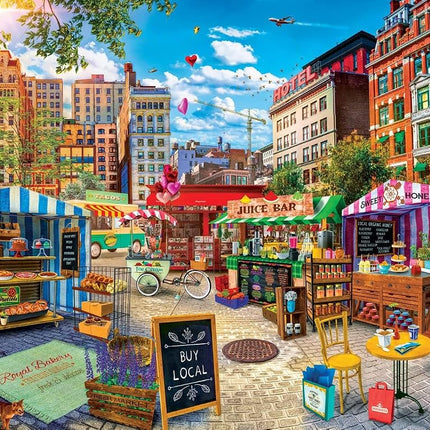 MasterPieces 750 Piece Jigsaw Puzzle for Adults, Family, Or Kids - Buy Local Honey - 18"x24"