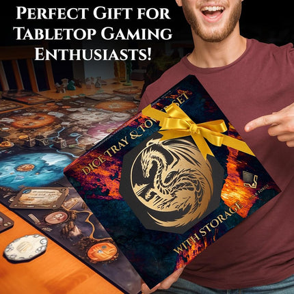 Soar Forge All-in-One Game Roamer - Dice Tray & Tower for DND and RPG