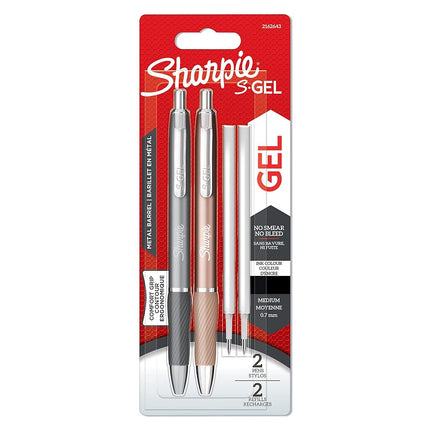 Sharpie S-Gel | Metal Gel Pens | Medium Point (0.7