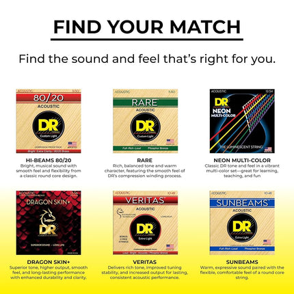 A-Guitar Strings 12-54 Hi-Def Red NRA-12