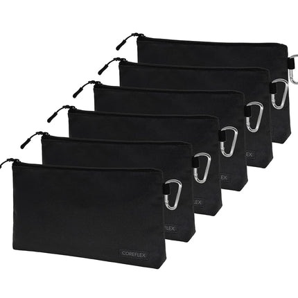 COREFLEX 6 Pack Premium Tool Pouch Zipper Bag with