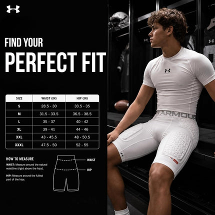 Gameday Armour Pro 5-Pad Girdle White L