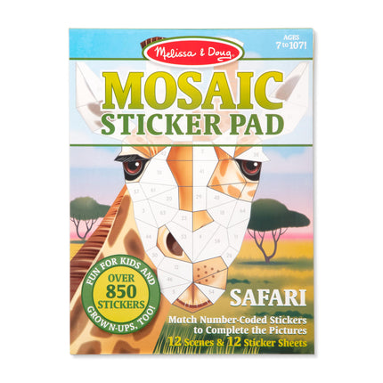 Mosaic Sticker Pad - Safari Animals [Toy] [Sep 19,
