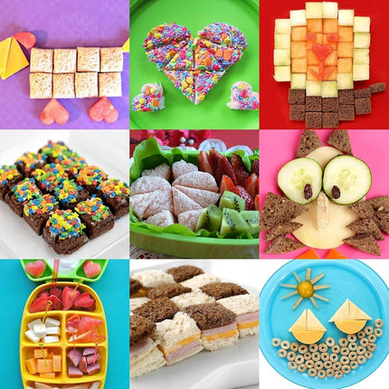 FunBites Food Cutter, Yellow Squares