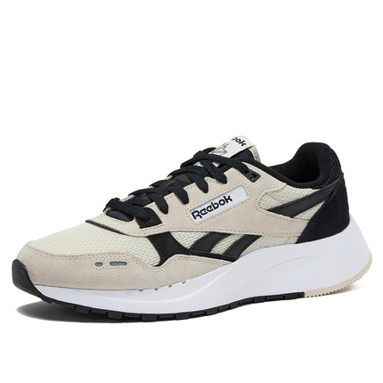 Zapatillas Reebok Classic Leather 2400 para hombre, color tiza vintage/arena/negro, talla 10.5 UK