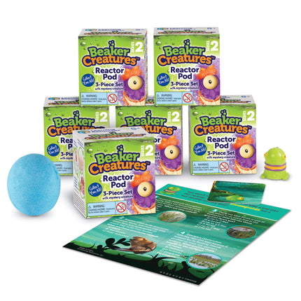 Learning Resources 6-Pack Reactor Pods - Beaker Cr