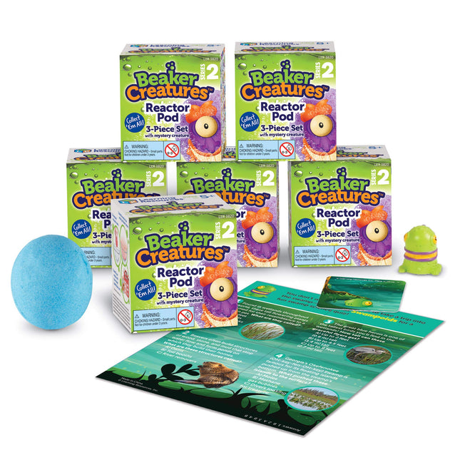 Learning Resources 6-Pack Reactor Pods - Beaker Cr