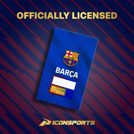 Icon Sports Officially Licensed FC Barcelona Soccer Track Jacket - Unisex Kids
