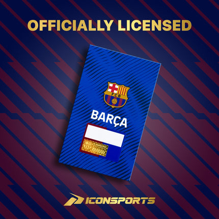 Icon Sports Officially Licensed FC Barcelona Soccer Track Jacket - Unisex Kids