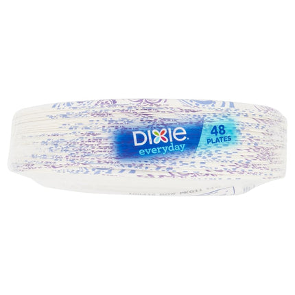 Dixie Everyday Paper Plates, 8.5 Inches, 48 Count (Pack of 3)