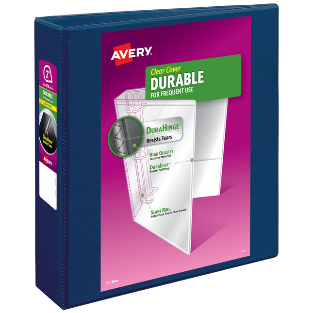 Avery Durable View 3 Ring Binder, 2 Inch Slant Rin