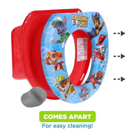 Nickelodeon PAW Patrol Calling All Pups Soft Potty Seat and Potty Training Seat - Soft Cushion, Baby Potty Training, Safe, Easy to Clean