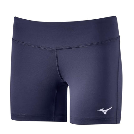Mizuno Women's Victory 5" Inseam Volleyball Shorts, Navy, XS
