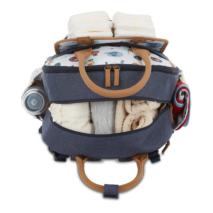 Disney Baby 1 Backpack Diaper Bag, Winnie The Pooh Double Hnadle