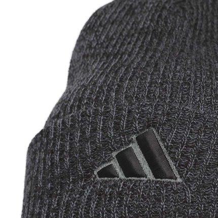 adidas Team Issue Fold Beanie - Bomb - Men, Black-Onix Grey/Black/2.0, One Size