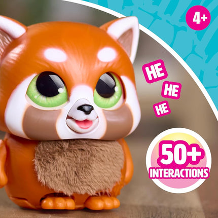 Just Play furReal Handfuls Shy the Red Panda, 3.5 Inch Interactive Toy, for Boys and Girls, Ages 4 and Up