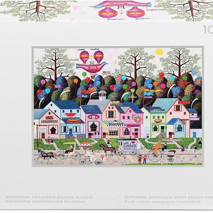 Buffalo Games - Silver Select - Charles Wysocki - Confection Street - 1000 Piece Jigsaw Puzzle