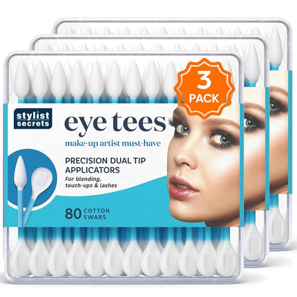 Fran Wilson EYE TEES COTTON TIPS 80 Count (3 PACK)