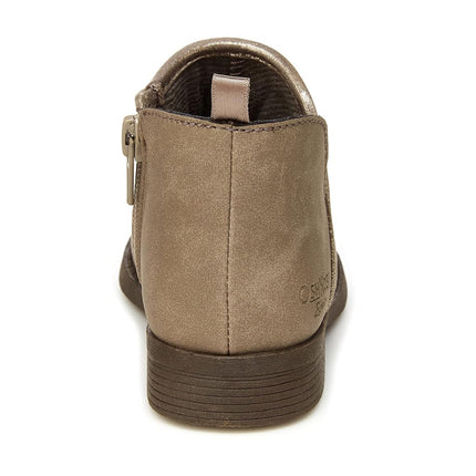 OshKosh B'Gosh Girl's Estell Ankle Boot, Taupe, 5 US Toddler