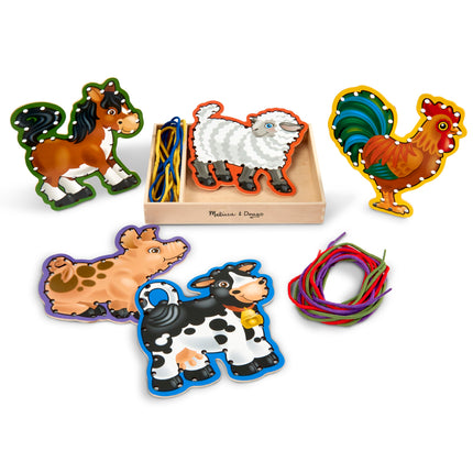 Melissa & Doug Cordones y Trazos: La Granja
