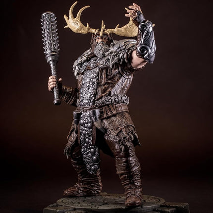 McFarlane Toys Diablo IV Landslide Druid 1:12 Scale Posed Figure with Interchangeable Head and Hand, 3 Weapons, Display Base, and Mystery Weapon - Channel the Fury of Nature